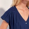 Top blouse Valéria Marque La Fiancée en viscose ecovero