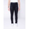 Jeans Super fuselé MicroDenim DoubleFlex Noir Femme en coton biologique Marque 1083