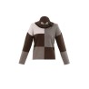 Pull Patchwork marque Marble en coton et polyamide