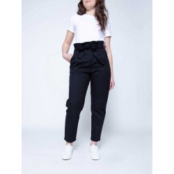 Jeans 209 modèle Carotte à nouer filidenim flex noir coton bio