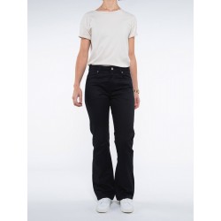 Jean Bootcut évasé denimoriginal noir en coton bio