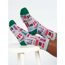 chaussettes fantaisie Marque Thought en bambou