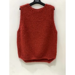 PULL SANS MANCHE EN MAILLE