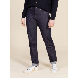 Jeans 201N droit denim super denim brut Marque 1083 en coton bio carde