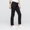 Jeans 201 Droit noir Femme en coton biologique Marque 1083