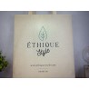 Tote bag Ethique Style en coton écologique certifié OEKO-TEX