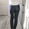 Jeans slim Julia denim brut Marque Gentle Factory coton polyester élasthanne