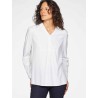 chemise thought charlotte blanc coton biologique modal