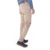 Chino Flexdenim Beige Marque 1083 en coton biologique