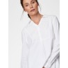 chemise thought charlotte blanc coton biologique modal