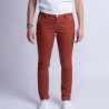 Chino Flexdenim Terracotta Marque 1083 en coton biologique